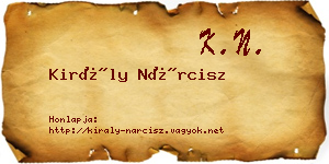 Király Nárcisz névjegykártya